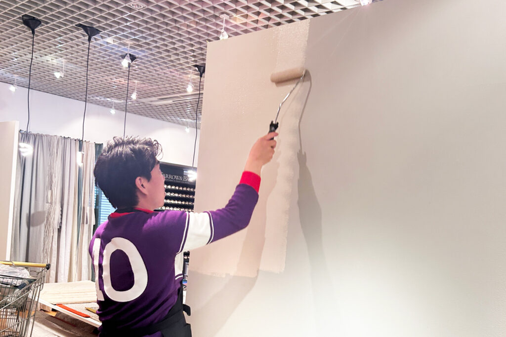 【FARROW&BALL × ザ コンランショップ新宿店】ペイントレッスン。プロの塗装のコツを学べる時間。