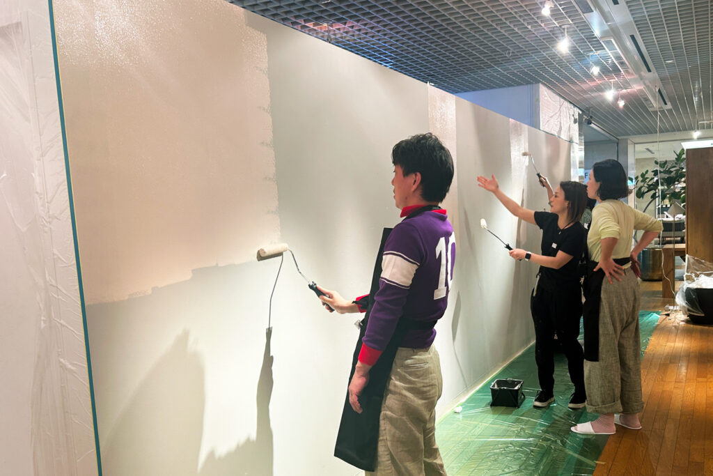 【FARROW&BALL × ザ コンランショップ新宿店】ペイントレッスン。プロの塗装のコツを学べる時間。