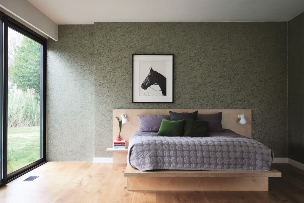 壁紙 / FARROW&BALL BP 4808 Tourbillon / 植物柄からジオメトリック柄まで。グリーンが印象的なFarrow&Ball 壁紙