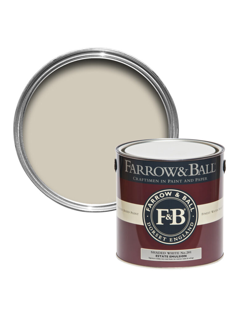 FARROW&BALL No.201 Shaded Whiteの缶